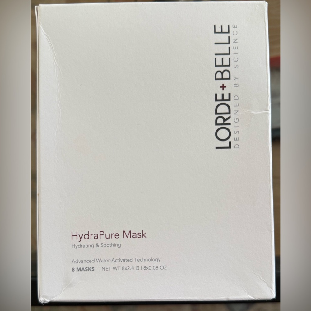 Lorde + Belle HydraPure Mask – Hydrating & Soothing (8 Pack)